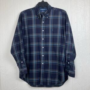 Ralph Lauren Blake shirt men’s Large Blue Plaid
Great condition!